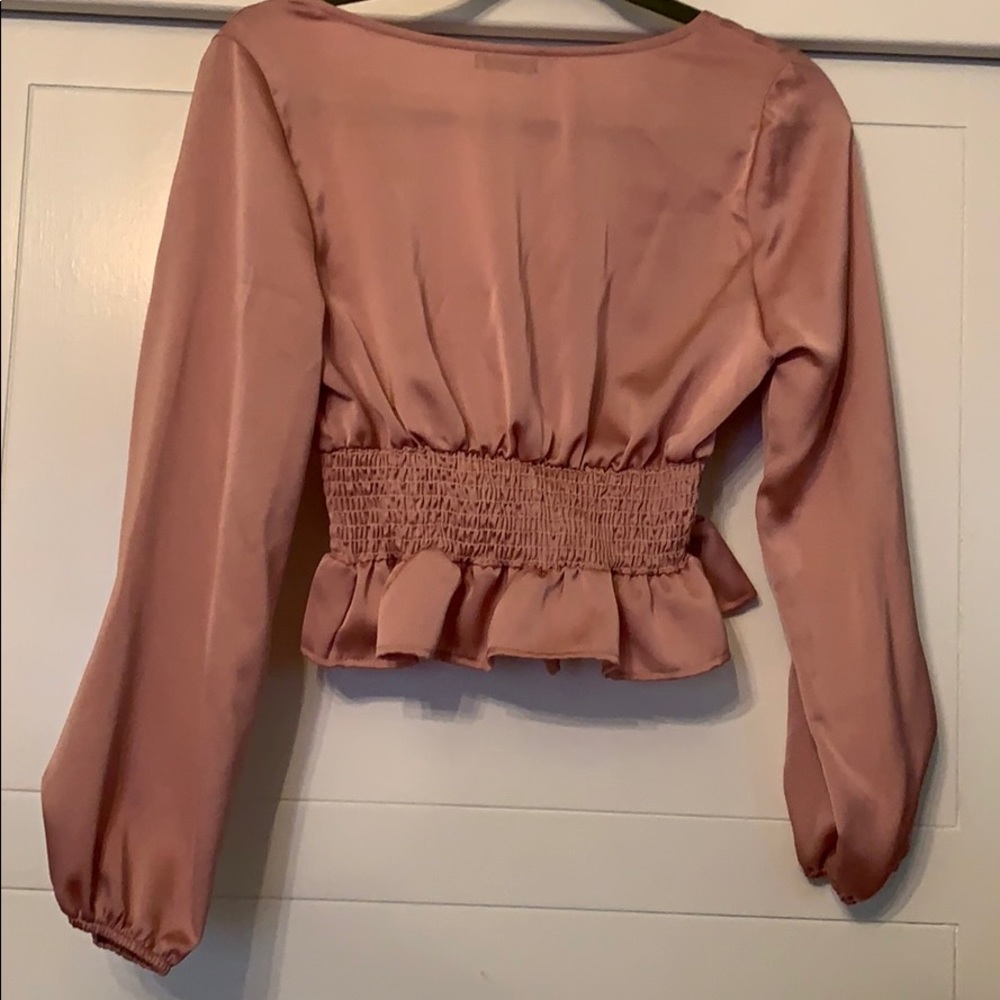 Pink satin top - Picture 2 of 3